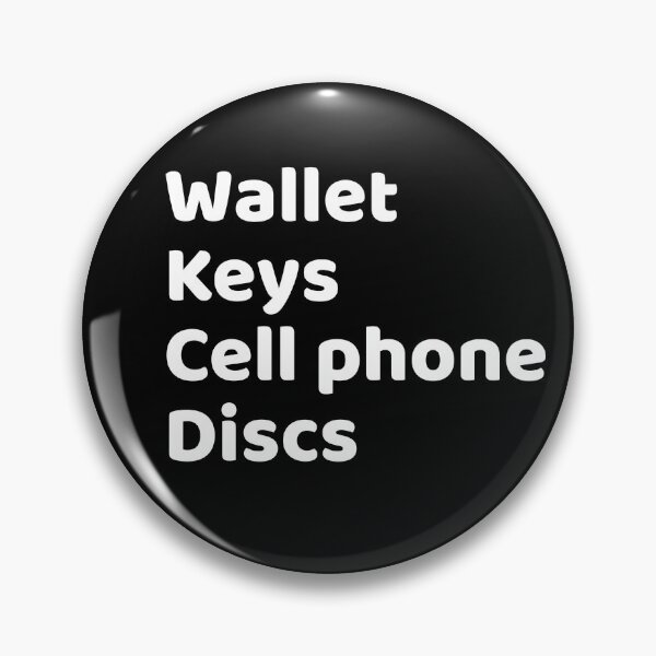 Item preview, Wallet Keys Cell Phone Discs Frisbee Golf LIfe Essentials designed and sold by AlphaMoon.