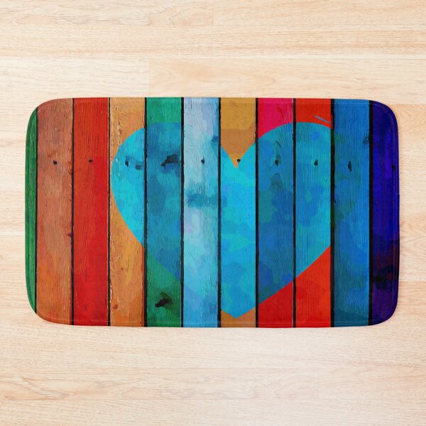 Item preview, wood heart planks designed and sold by infleims.