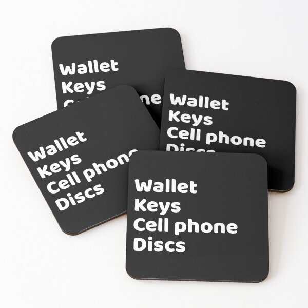 Item preview, Wallet Keys Cell Phone Discs Frisbee Golf LIfe Essentials designed and sold by AlphaMoon.