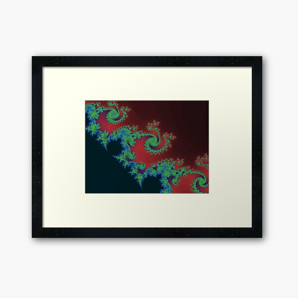 Fractal Art 17 designed and created by (c) Janet Watson Art Framed Art Print