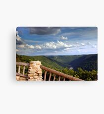 The View From Coopers Rock Canvas Print