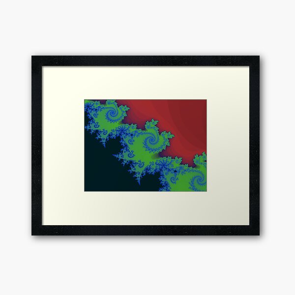 Fractal Art 18 designed and created by (c) Janet Watson Art Framed Art Print