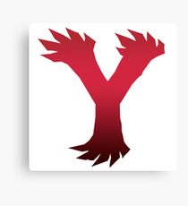 Pokemon Y Logo Canvas Print