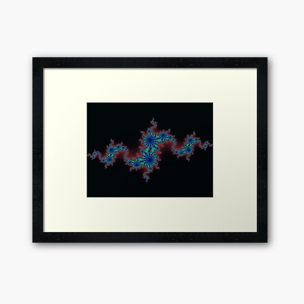 Fractal Art 20 designed and created by (c) Janet Watson Art Framed Art Print