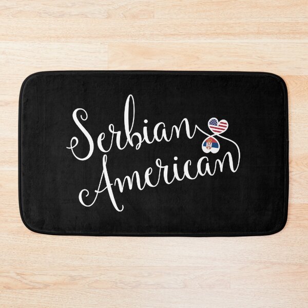 Item preview, Serbian American Entwined Hearts Sticker designed and sold by Celticana.