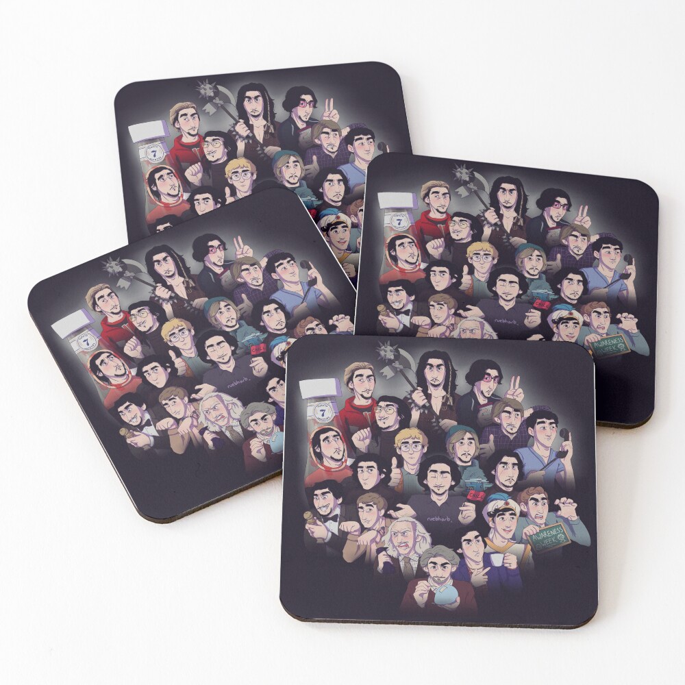 Item preview, Coasters (Set of 4) designed and sold by Ruebharb.