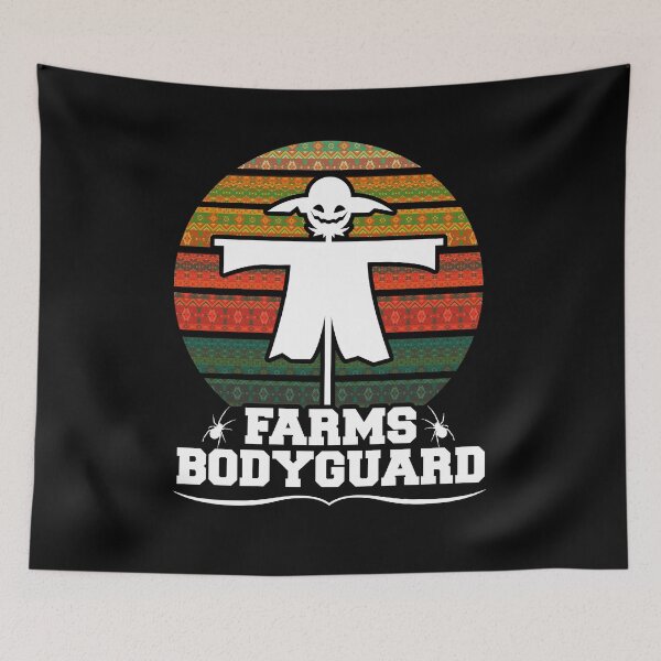 Item preview, Farm's Bodyguard Farmer Scarecrow Gift Design Idea designed and sold by BarrelLive.