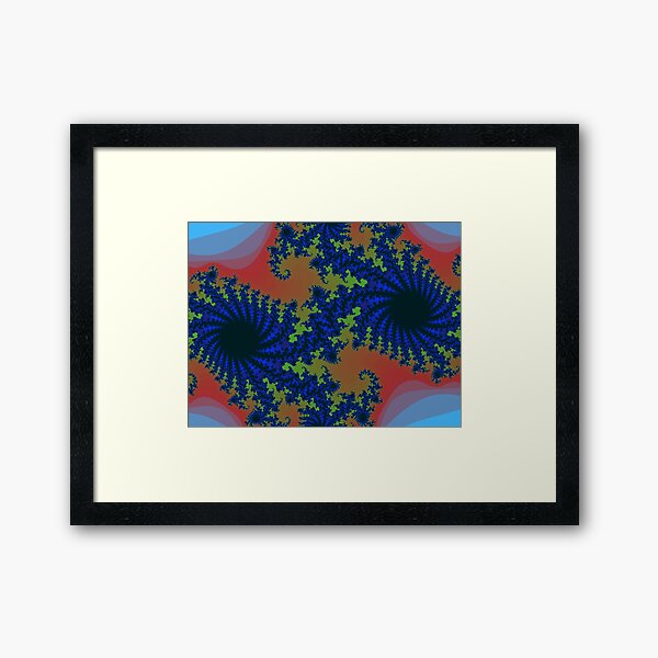 Fractal Art 19 designed and created by (c) Janet Watson Art Framed Art Print