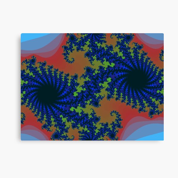 Fractal Art 19 designed and created by (c) Janet Watson Art Canvas Print