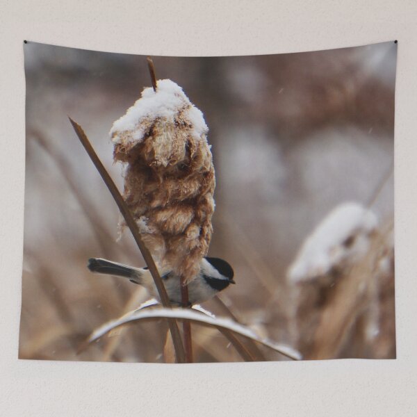 Item preview, Chickadee in Winter designed and sold by Nalinne Jones.