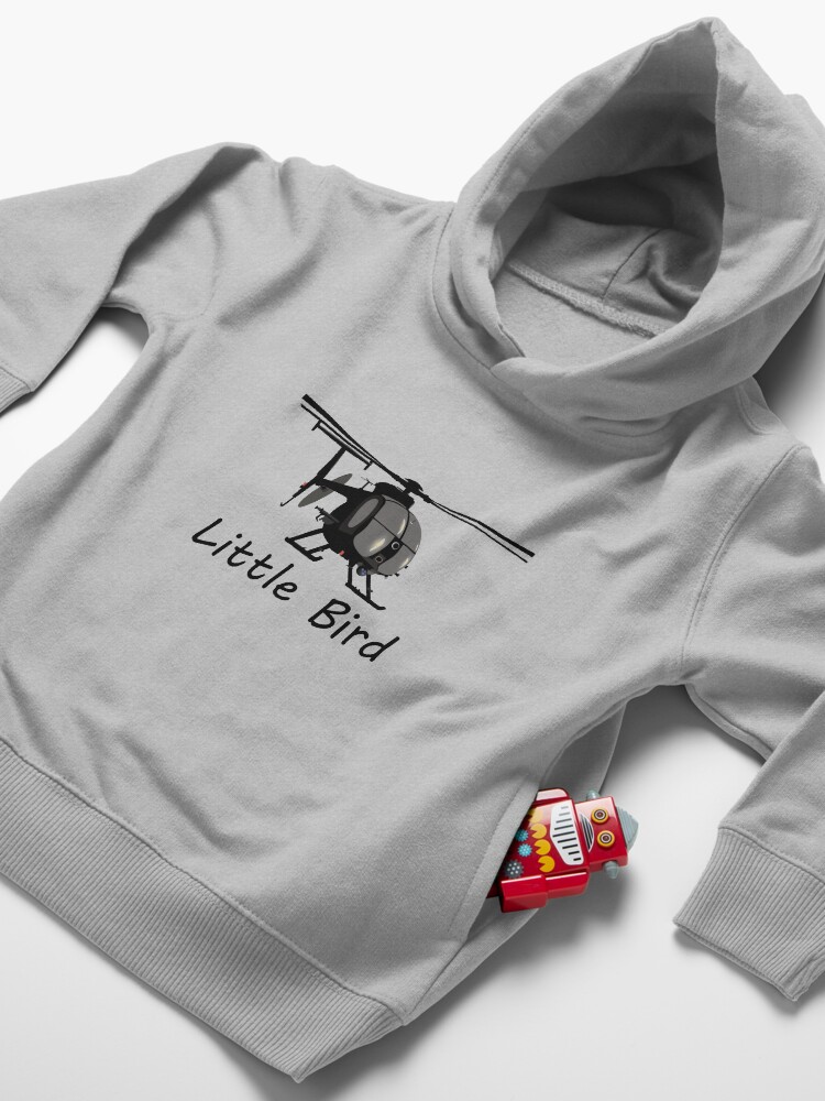 Alternate view of MH-6 Little Bird Helicopter Toddler Pullover Hoodie