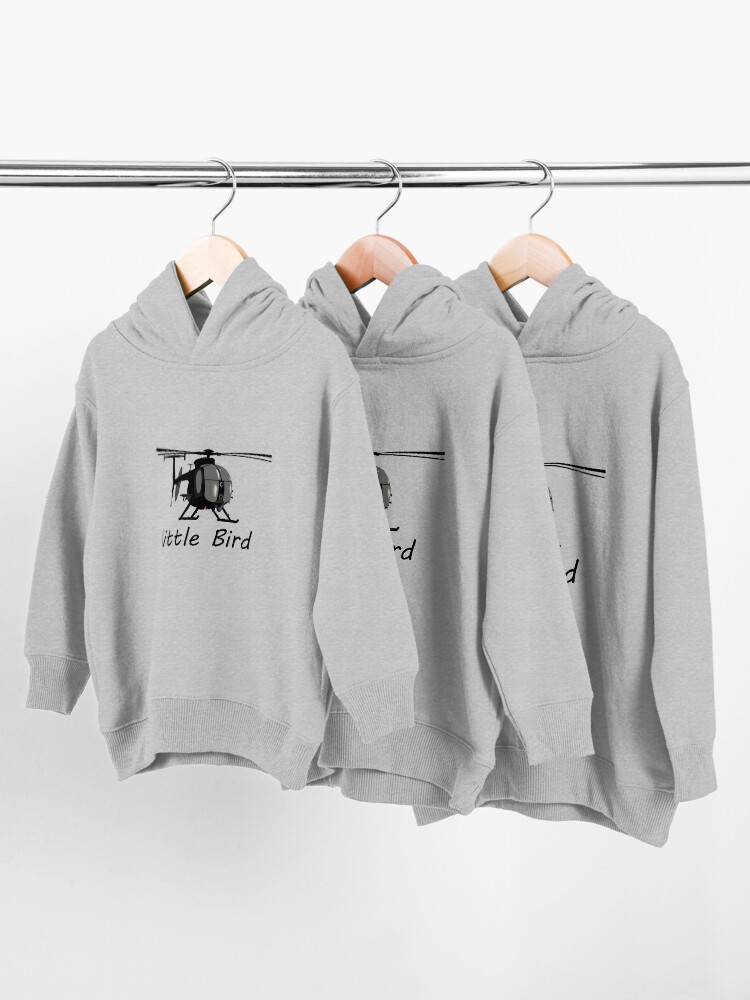 Alternate view of MH-6 Little Bird Helicopter Toddler Pullover Hoodie