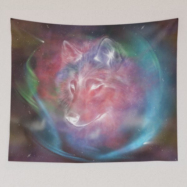 Item preview, Galaxy Spirit Wolf designed and sold by Candi-Designs.