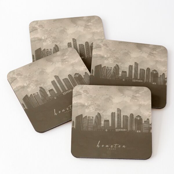 Item preview, houston skyline designed and sold by BekimART2.