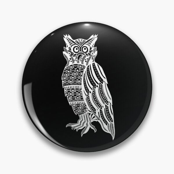 Item preview, Life's A Hoot Alone - White on Black designed and sold by ReviveMind.