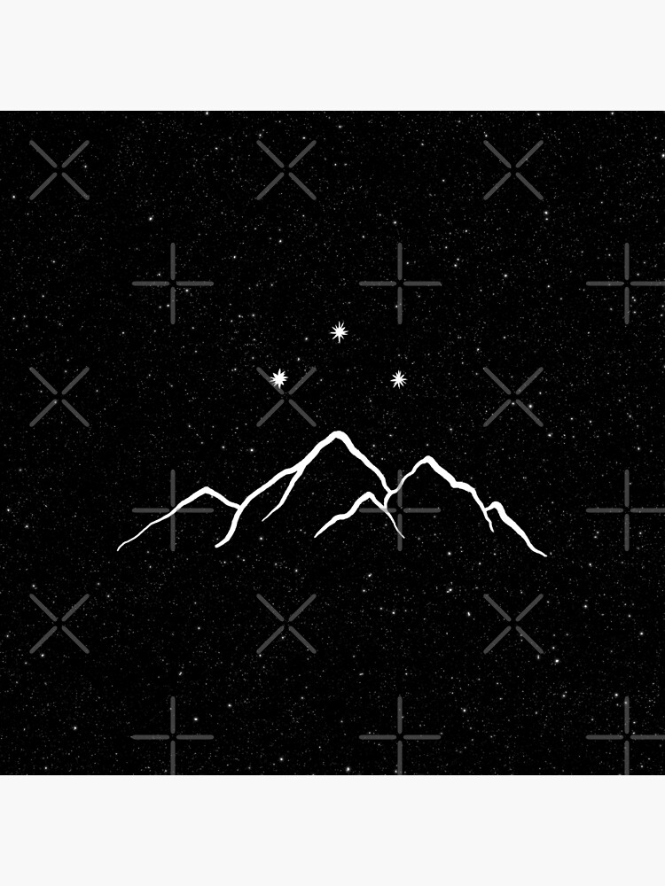 Night court - starry black and white by Ranp