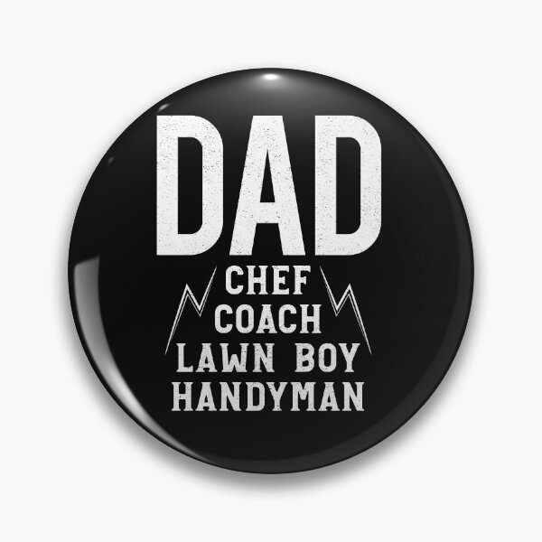Item preview, Fathers day shirt for Dad  Chef Coach Lawnboy Handyman designed and sold by whyitsme.