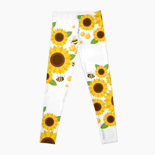 Sunflower Borzoi - Leggings with pockets — Art by Ashley Cirimeli