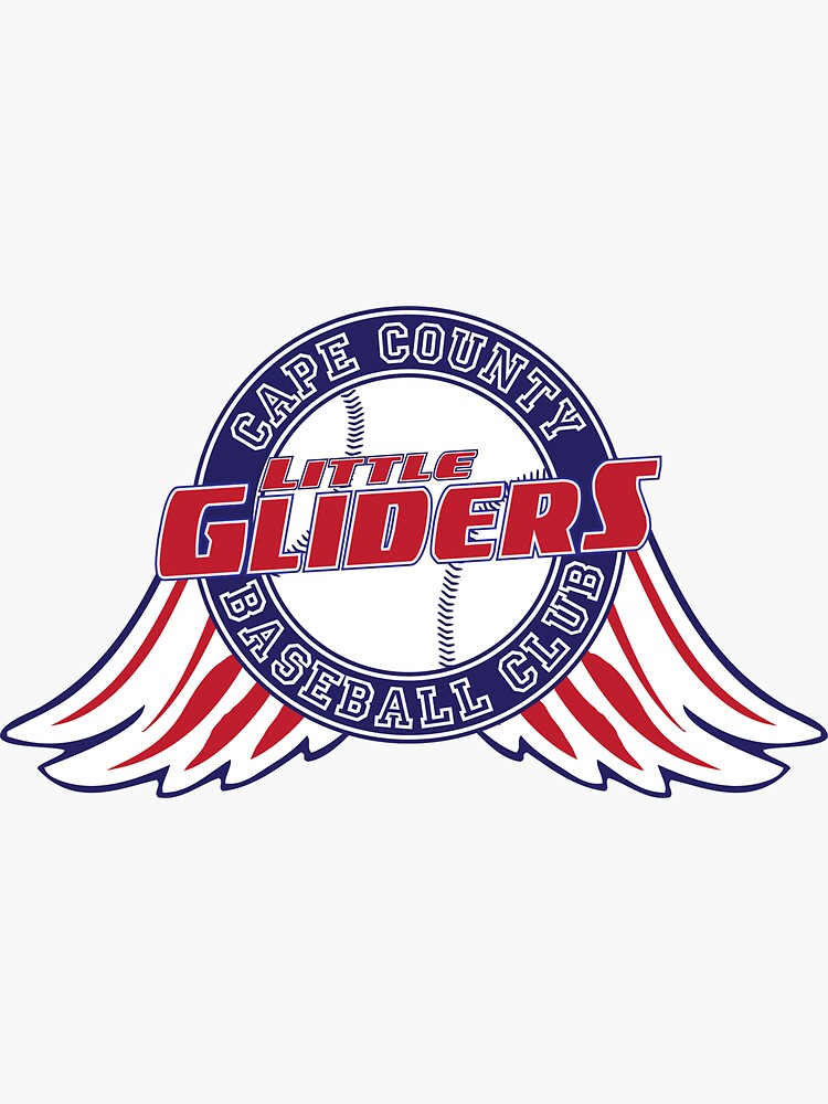 "Cape County Little Gliders Baseball Club" Sticker by oSYZYGYo Redbubble