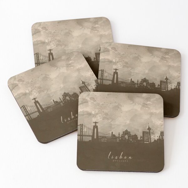 Item preview, lisbon skyline designed and sold by BekimART2.