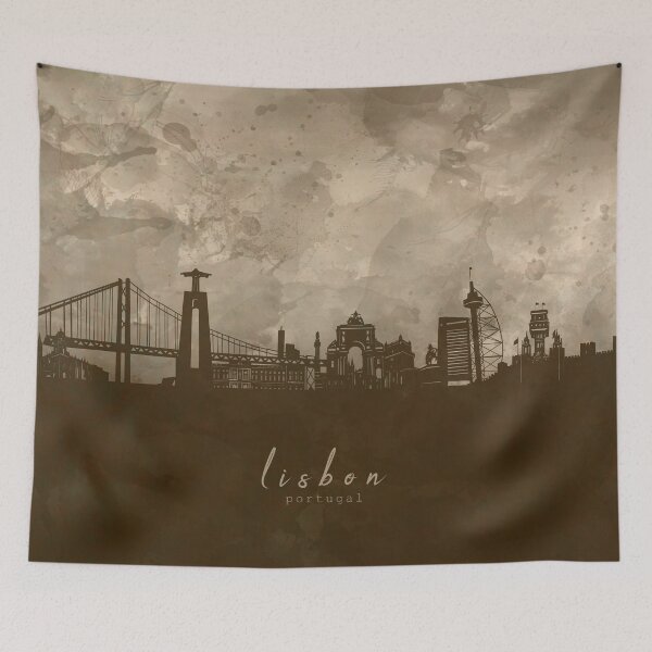 Item preview, lisbon skyline designed and sold by BekimART2.