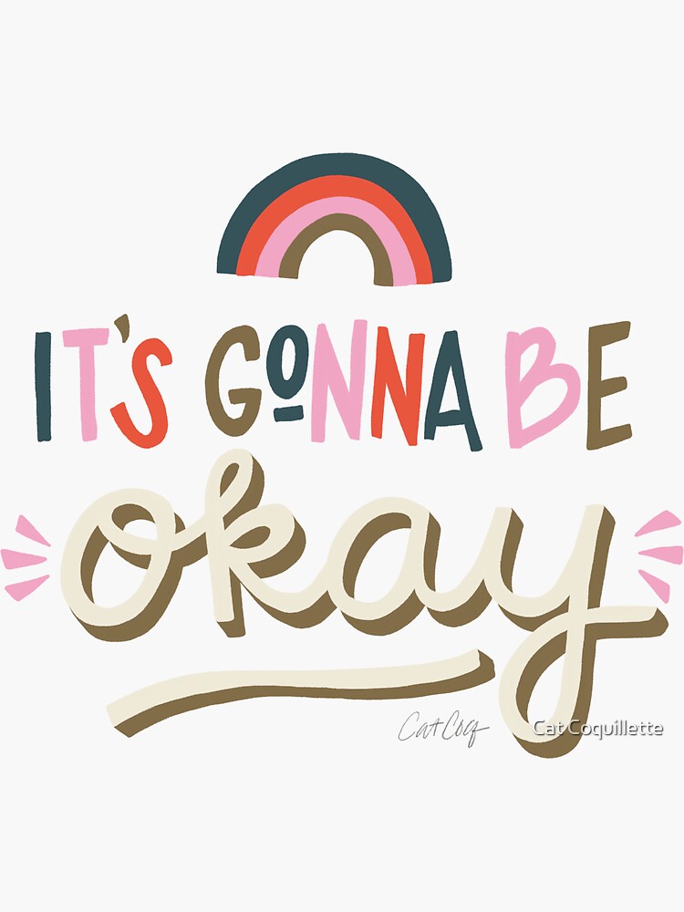It's Gonna Be Okay – Coral & Pink Palette by catcoq