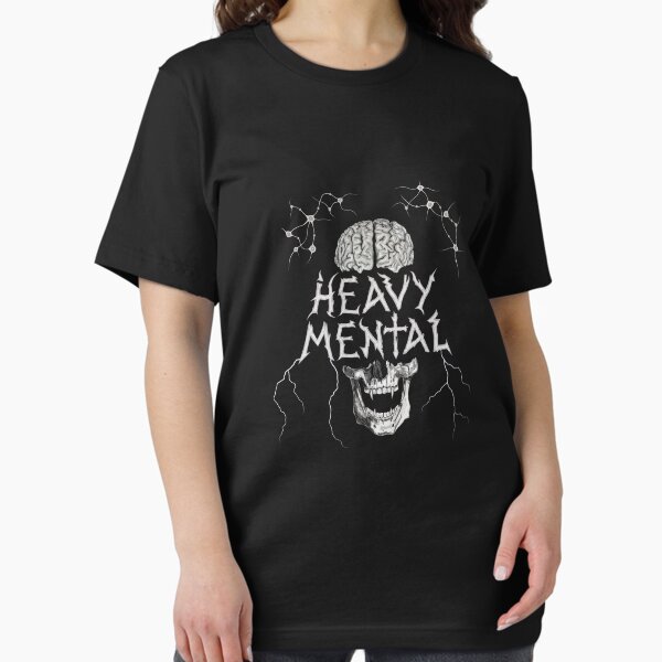 Item preview, Heavy Mental Skull/Brain designed and sold by Lyubomir Emilov Gizdov.