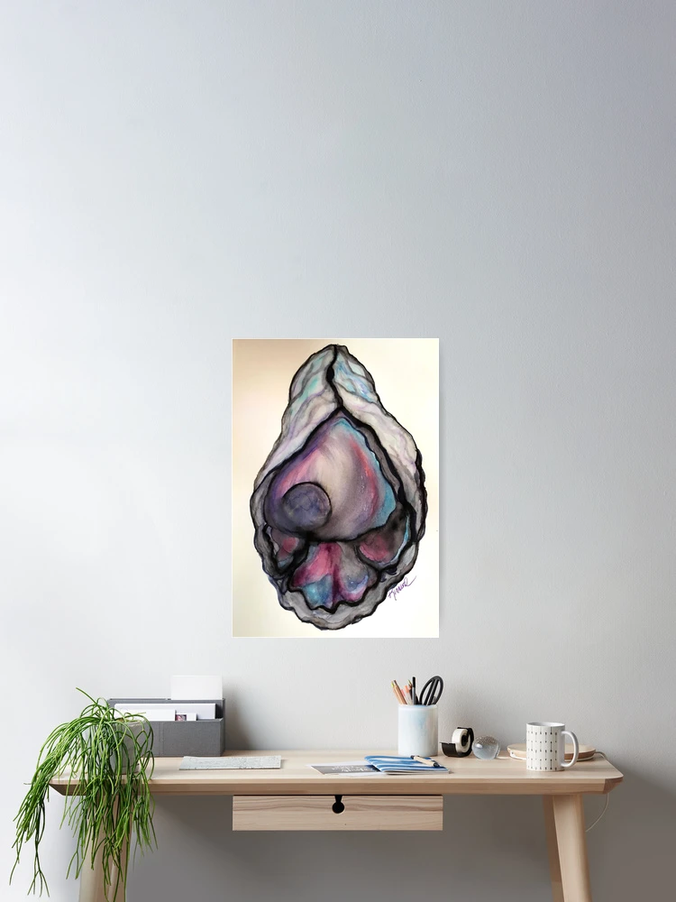 Thumbnail 2 of 3, Poster, Oyster Shell designed and sold by Robin Kinnard.