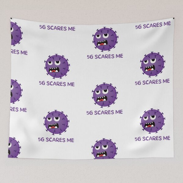 Item preview, 5G Scares Me - Funny Virus 5G Graphic T Shirt designed and sold by Dan66.