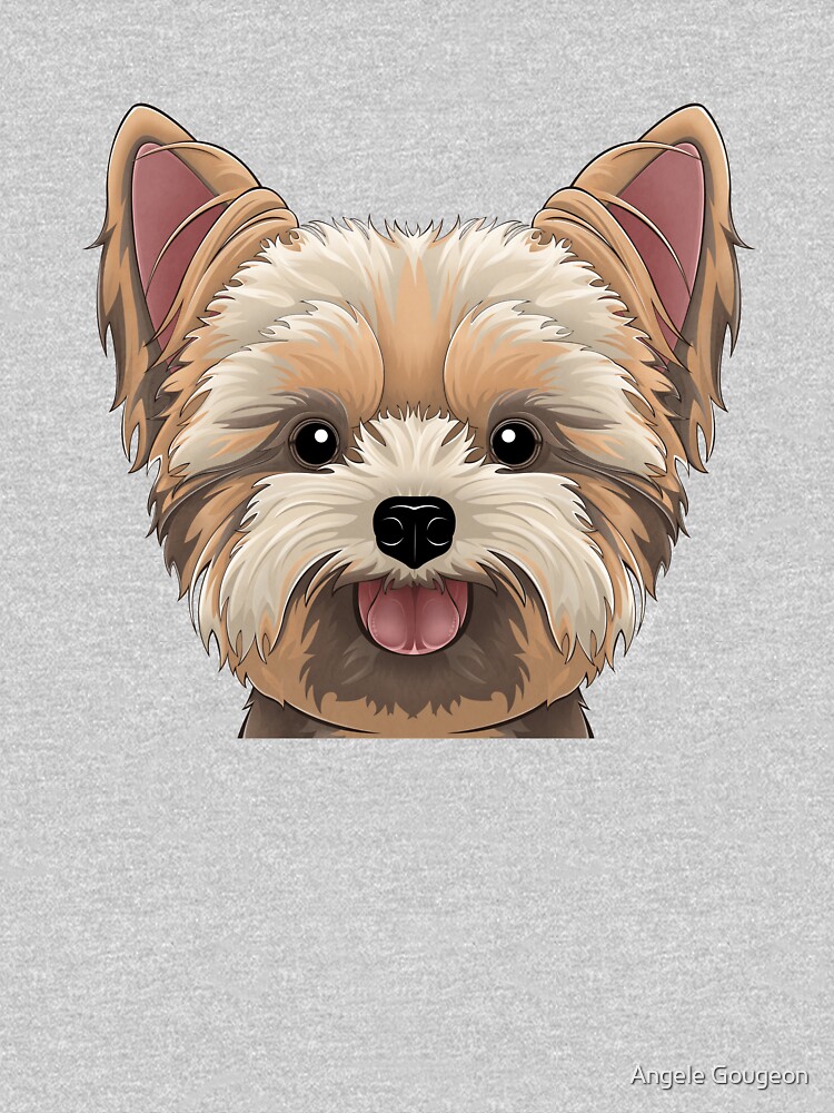 Peeking Yorkie by AnMGoug