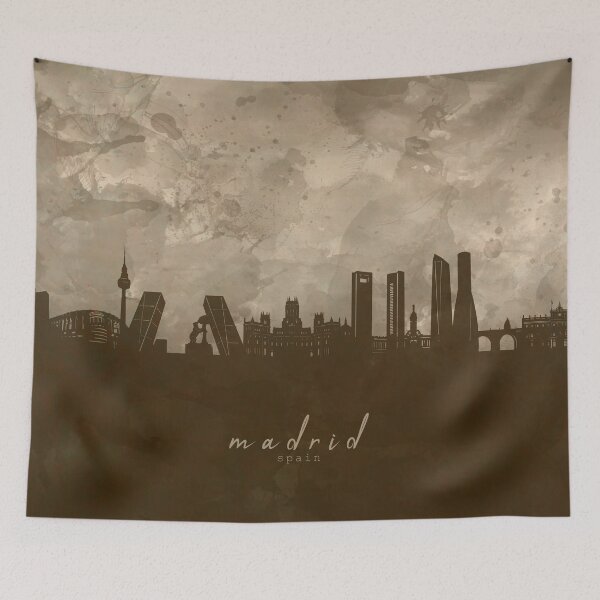 Item preview, madrid skyline designed and sold by BekimART2.