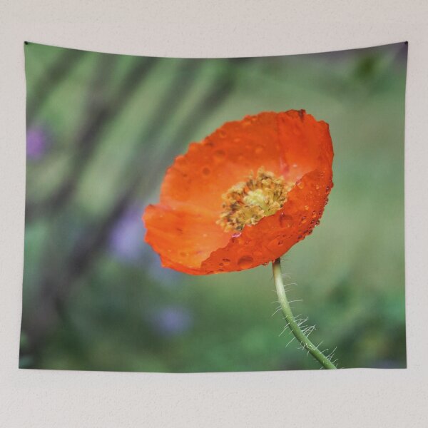 Item preview, Dewy Red Poppy  designed and sold by Nalinne Jones.