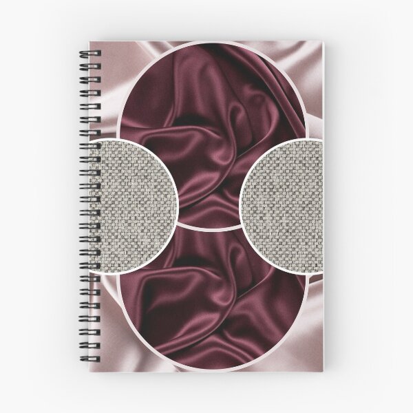 Item preview, Woven Fabric Satin Silk Textures Abstract Patterns Pink Burgundy Maroon Red Brown Tan  designed and sold by NoGrayDays1.