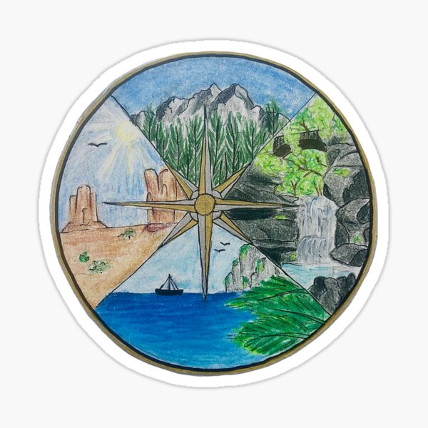compass Sticker