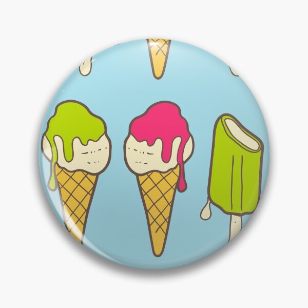 Item preview, Summer pattern with color ice-creams in line. designed and sold by Dina Konovalova.