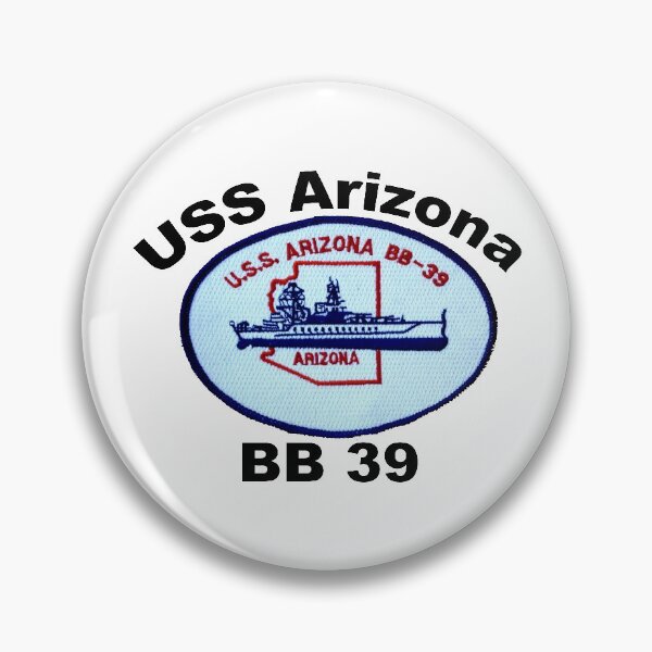 Artikelvorschau, Wappen der USS Arizona (BB-39) entworfen und verkauft von Nikki SpaceStuffPlus.