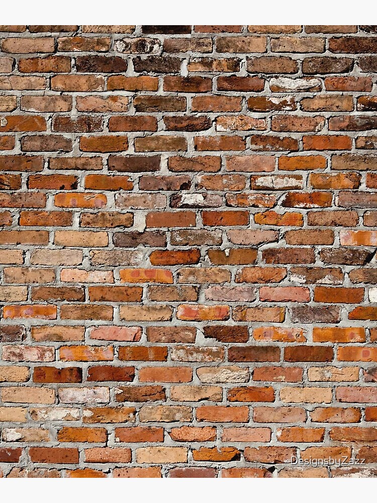 Brick Wall, Vintage, Realistic Brick Design