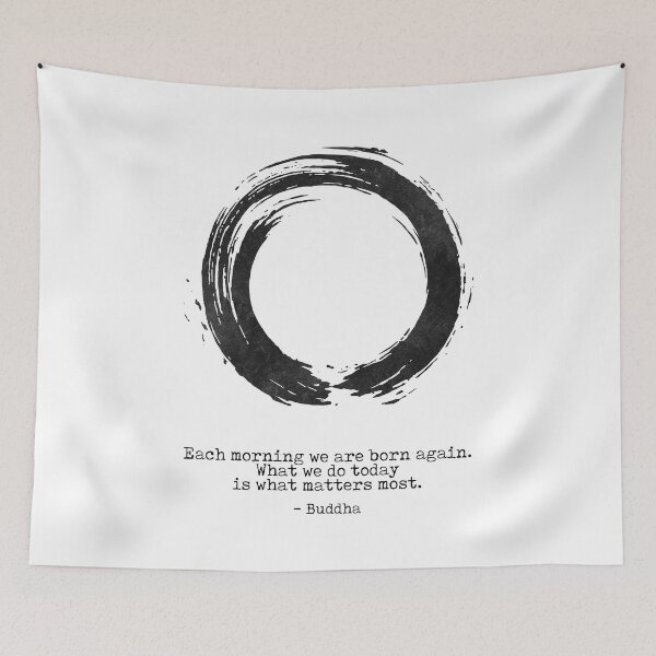 Item preview, Inspirational Buddism Quote designed and sold by Si Li.