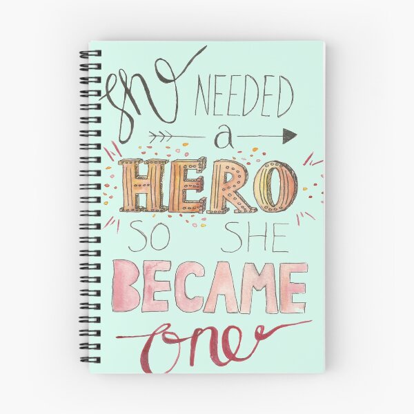 Item preview, She needed a hero designed and sold by lilliesandroses.