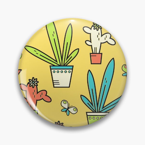 Item preview, Line simple houseplants. Succulent and grass. Pattern.  designed and sold by Dina Konovalova.