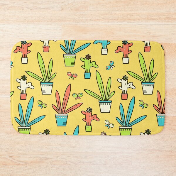 Item preview, Line simple houseplants. Succulent and grass. Pattern.  designed and sold by Dina Konovalova.
