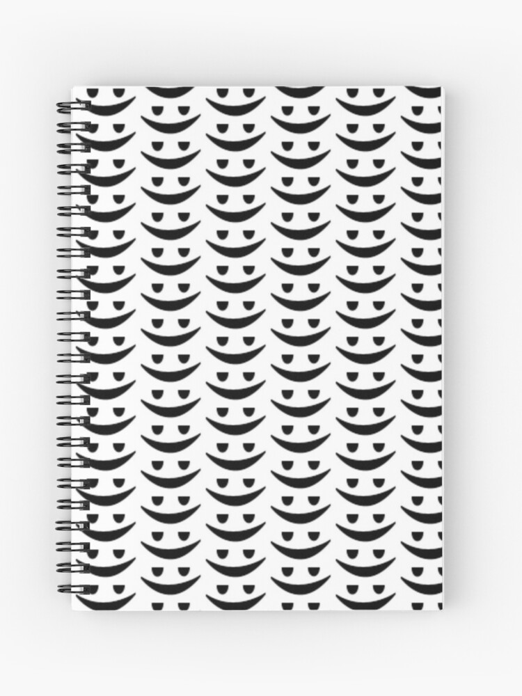 Roblox Chill Face Spiral Notebook By Officalimelight Redbubble - roblox chill face in text