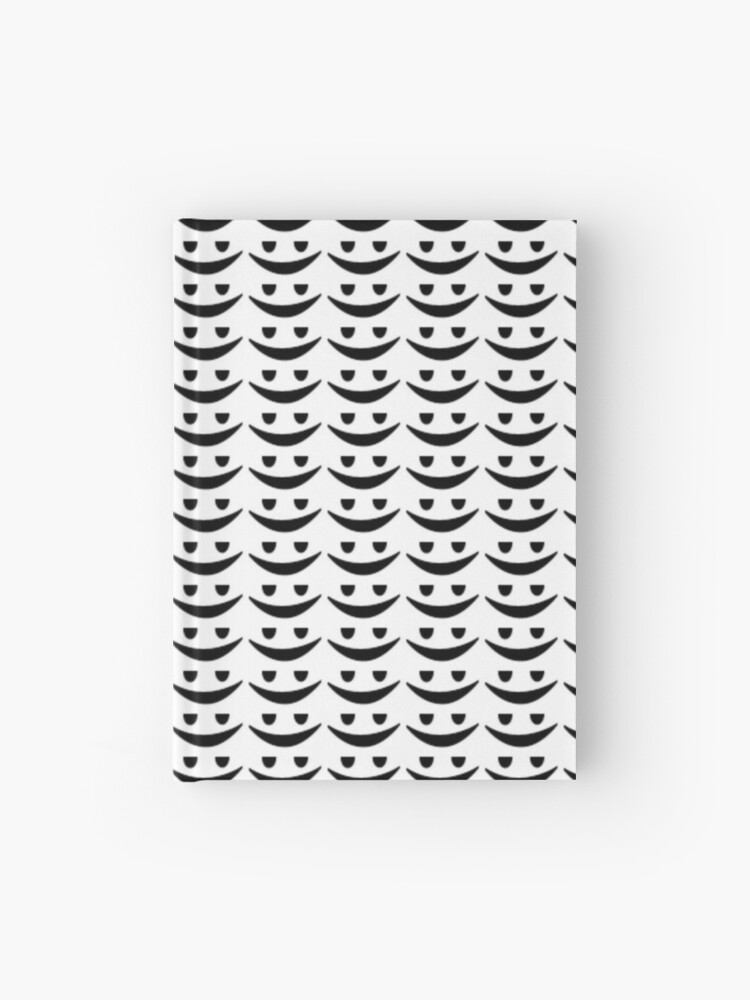 Roblox Chill Face Hardcover Journal By Officalimelight Redbubble - bacon hair roblox sticker by officalimelight redbubble