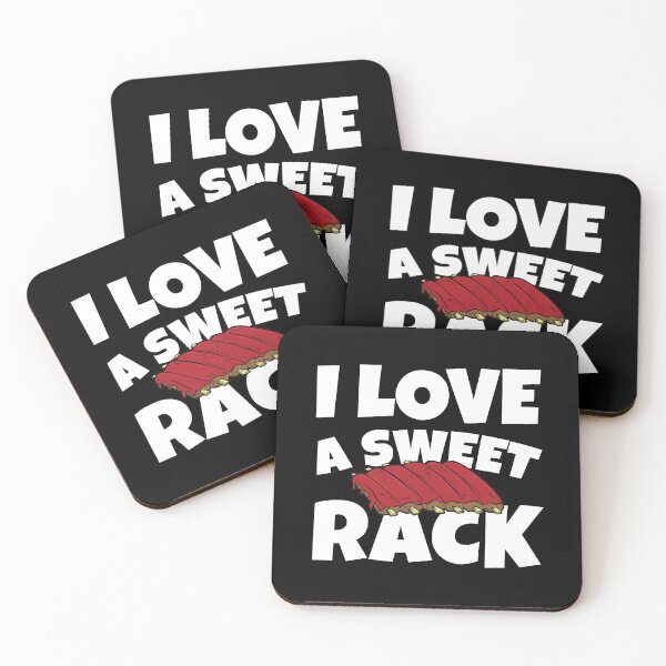 Item preview, I Love A Sweet Rack Funny BBQ Lover designed and sold by casestees.