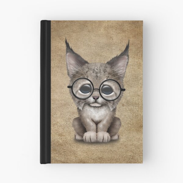 Item preview, Cute Baby Lynx Cub Wearing Glasses designed and sold by JeffBartels.
