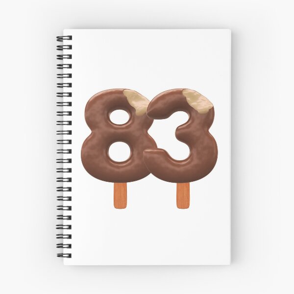 Item preview, 83 Ice Cream Eighty Three Number 3d Chocolate designed and sold by HelloFromAja.