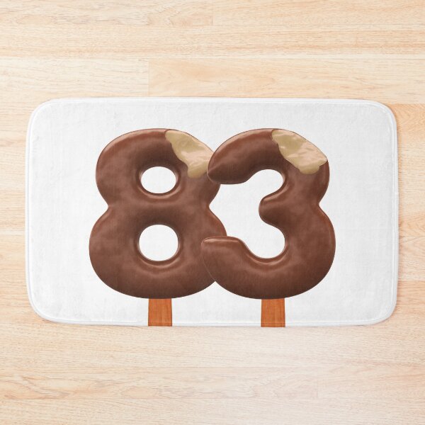 Item preview, 83 Ice Cream Eighty Three Number 3d Chocolate designed and sold by HelloFromAja.