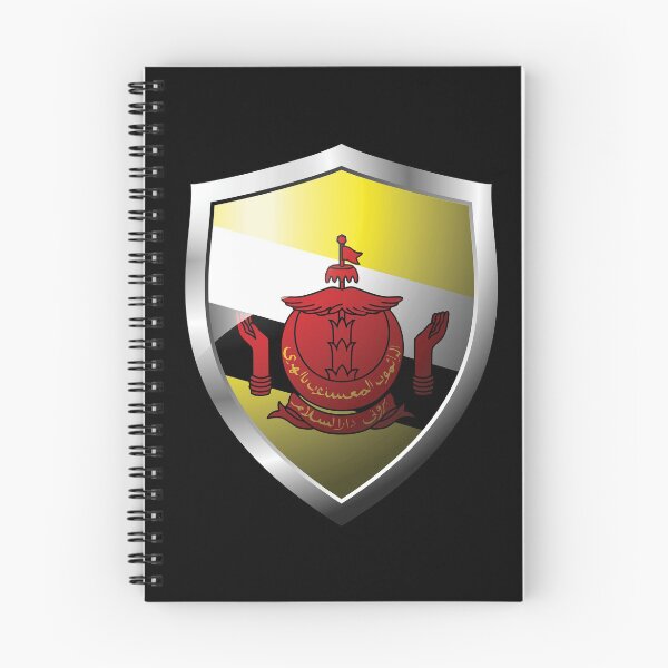 Item preview, Strong Brunei Flag Shield Country designed and sold by HelloFromAja.