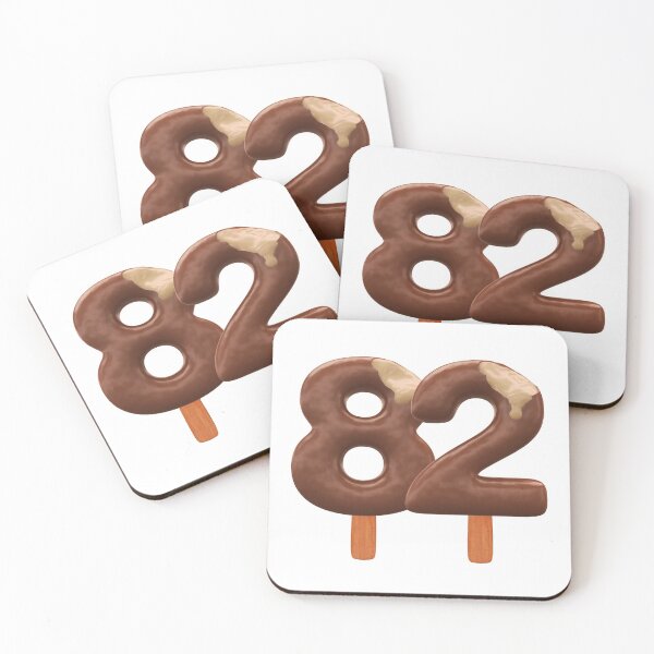 Item preview, 82 Ice Cream Eighty Two Number 3d Chocolate designed and sold by HelloFromAja.