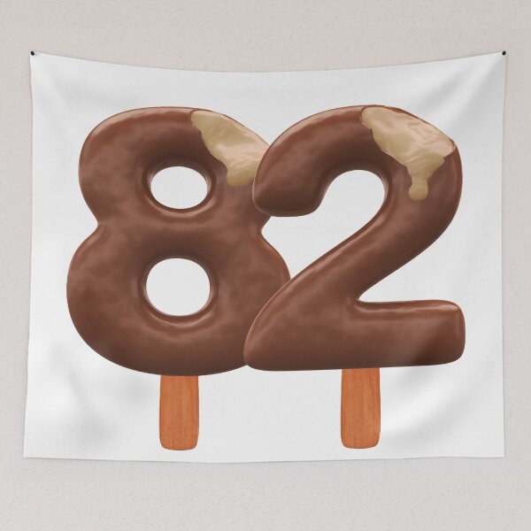 Item preview, 82 Ice Cream Eighty Two Number 3d Chocolate designed and sold by HelloFromAja.